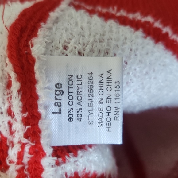 Poof! Size Large Holiday Cardigan - Picture 6 of 6